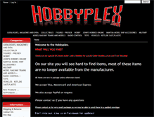 Tablet Screenshot of hobbyplex.com